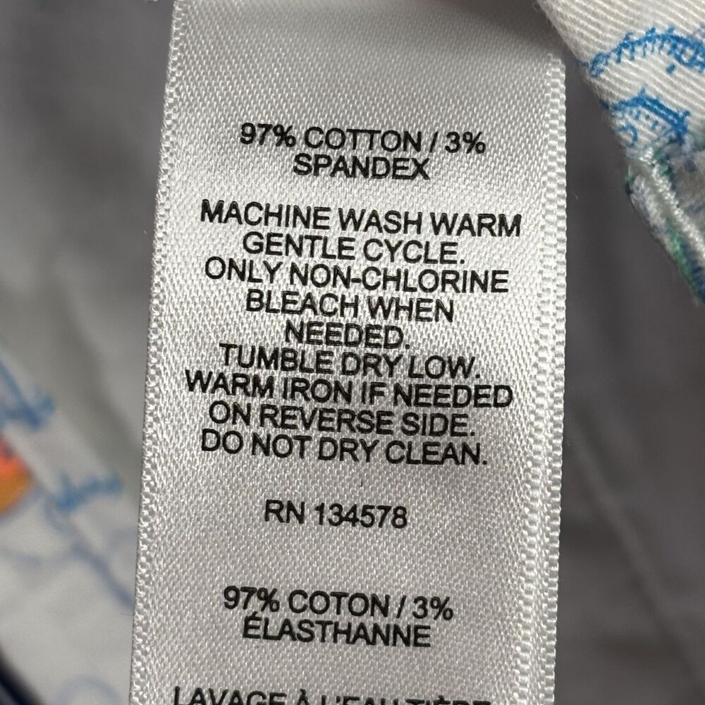 Vineyard Vines Shorts Mens 30 Nautical Map Floral Chino Stretch Beach 1H001247 - Picture 12 of 13